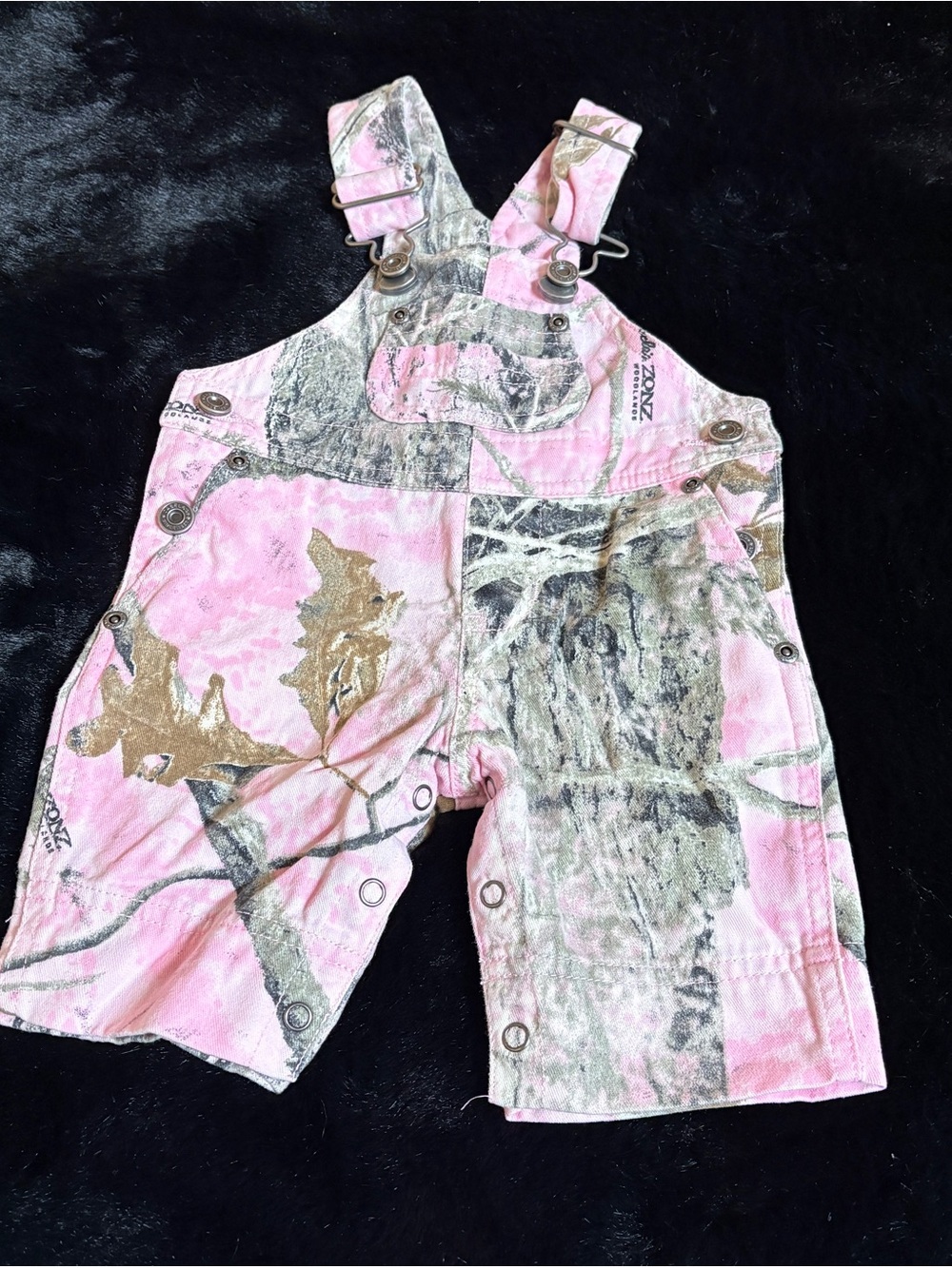 Cabela's Pink Camo Kids Shortalls